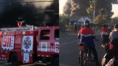Photo of Se incendia empresa de pacas en zona franca SPM