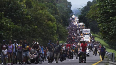 Photo of Caravana de migrantes pide protección a comisión de DD.HH. en México